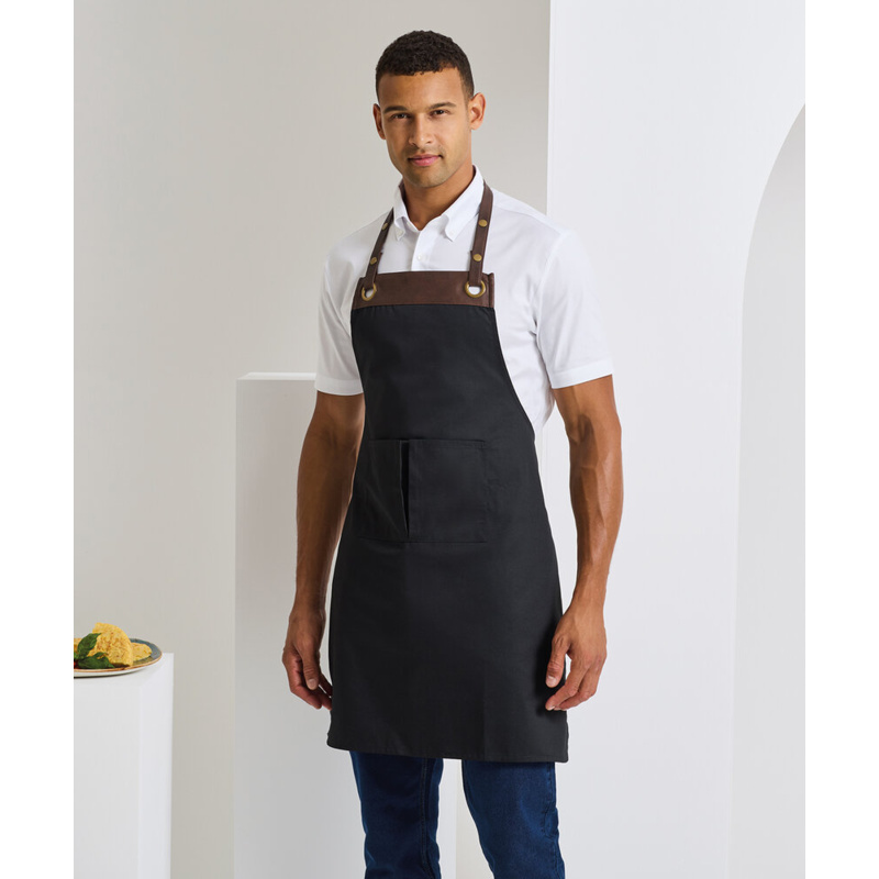 Espresso bib apron Thumbnail