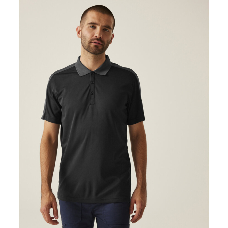 Contrast wicking polo Thumbnail