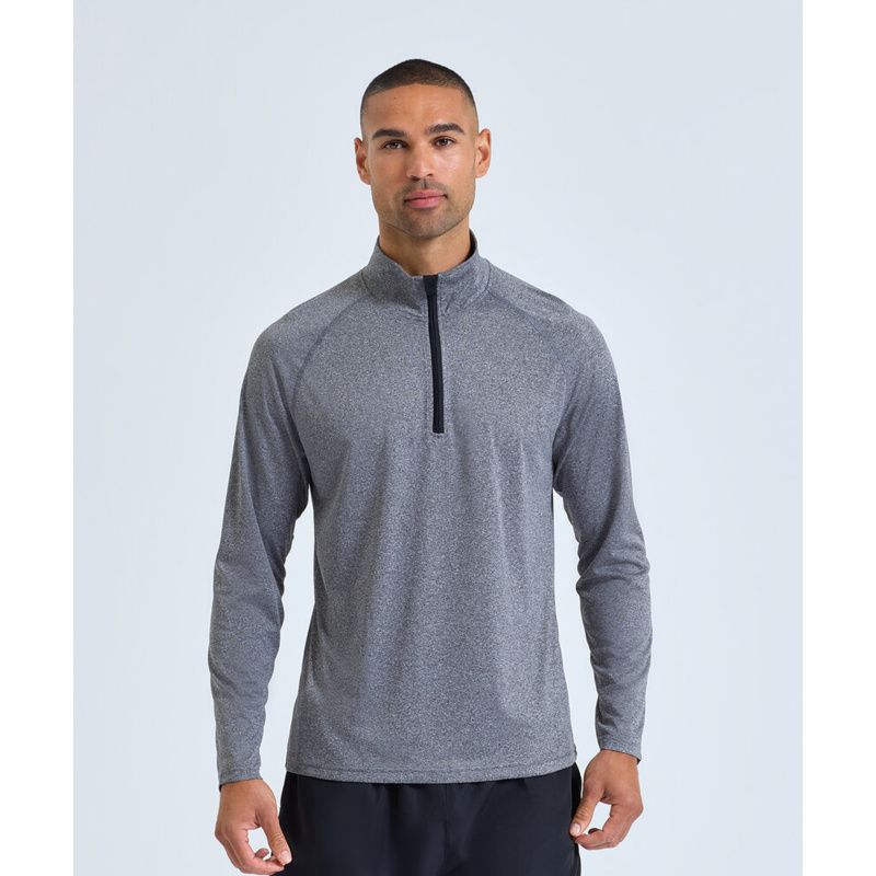 Men's TriDri® long sleeve performance ¼ zip top Thumbnail