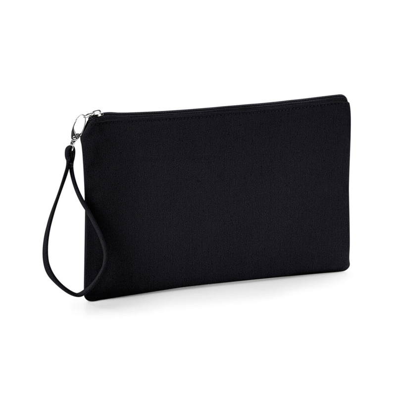 Canvas wristlet pouch Thumbnail