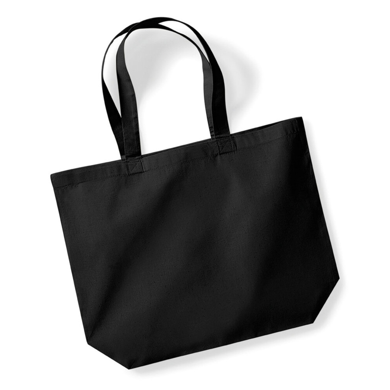 Organic premium cotton maxi tote Thumbnail