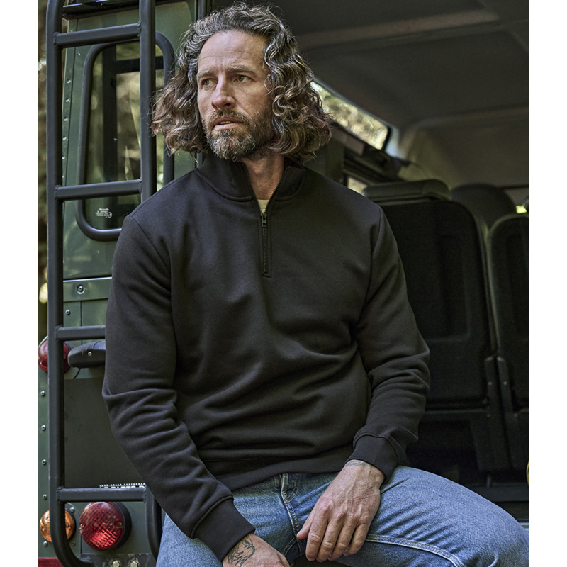 Tee Jays Half Zip Sweatshirt Thumbnail