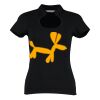 Women's corporate top keyhole neck (regular fit) Thumbnail