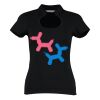 Women's corporate top keyhole neck (regular fit) Thumbnail