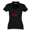 Women's corporate top keyhole neck (regular fit) Thumbnail