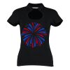 Women's corporate top keyhole neck (regular fit) Thumbnail