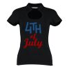 Women's corporate top keyhole neck (regular fit) Thumbnail
