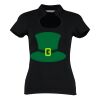 Women's corporate top keyhole neck (regular fit) Thumbnail
