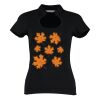 Women's corporate top keyhole neck (regular fit) Thumbnail
