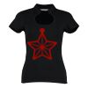 Women's corporate top keyhole neck (regular fit) Thumbnail