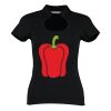 Women's corporate top keyhole neck (regular fit) Thumbnail