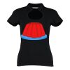 Women's corporate top keyhole neck (regular fit) Thumbnail
