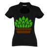 Women's corporate top keyhole neck (regular fit) Thumbnail