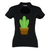 Women's corporate top keyhole neck (regular fit) Thumbnail