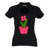 Women's corporate top keyhole neck (regular fit) Thumbnail