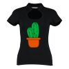 Women's corporate top keyhole neck (regular fit) Thumbnail