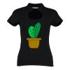 Women's corporate top keyhole neck (regular fit) Thumbnail