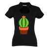 Women's corporate top keyhole neck (regular fit) Thumbnail