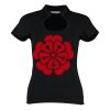 Women's corporate top keyhole neck (regular fit) Thumbnail