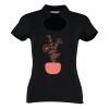 Women's corporate top keyhole neck (regular fit) Thumbnail