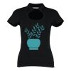 Women's corporate top keyhole neck (regular fit) Thumbnail
