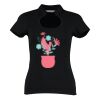 Women's corporate top keyhole neck (regular fit) Thumbnail