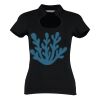 Women's corporate top keyhole neck (regular fit) Thumbnail