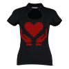 Women's corporate top keyhole neck (regular fit) Thumbnail