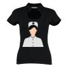 Women's corporate top keyhole neck (regular fit) Thumbnail