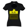 Women's corporate top keyhole neck (regular fit) Thumbnail