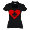 Women's corporate top keyhole neck (regular fit) Thumbnail