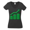 Fruit of the Loom Lady Fit Value V Neck T-Shirt Thumbnail