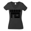 Fruit of the Loom Lady Fit Value V Neck T-Shirt Thumbnail