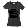 Fruit of the Loom Lady Fit Value V Neck T-Shirt Thumbnail
