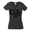 Fruit of the Loom Lady Fit Value V Neck T-Shirt Thumbnail