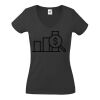 Fruit of the Loom Lady Fit Value V Neck T-Shirt Thumbnail
