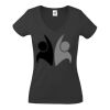 Fruit of the Loom Lady Fit Value V Neck T-Shirt Thumbnail