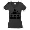 Fruit of the Loom Lady Fit Value V Neck T-Shirt Thumbnail