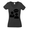 Fruit of the Loom Lady Fit Value V Neck T-Shirt Thumbnail