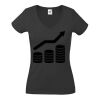 Fruit of the Loom Lady Fit Value V Neck T-Shirt Thumbnail