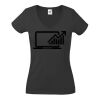 Fruit of the Loom Lady Fit Value V Neck T-Shirt Thumbnail