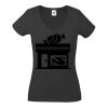 Fruit of the Loom Lady Fit Value V Neck T-Shirt Thumbnail