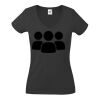 Fruit of the Loom Lady Fit Value V Neck T-Shirt Thumbnail