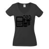 Fruit of the Loom Lady Fit Value V Neck T-Shirt Thumbnail