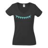 Fruit of the Loom Lady Fit Value V Neck T-Shirt Thumbnail