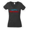 Fruit of the Loom Lady Fit Value V Neck T-Shirt Thumbnail