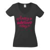 Fruit of the Loom Lady Fit Value V Neck T-Shirt Thumbnail