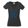 Fruit of the Loom Lady Fit Value V Neck T-Shirt Thumbnail