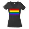 Fruit of the Loom Lady Fit Value V Neck T-Shirt Thumbnail