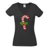 Fruit of the Loom Lady Fit Value V Neck T-Shirt Thumbnail